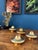 1990s Hein Studio Solid Brass Candle Holders Set of 4, Scandinavian Modern Candlesticks For Sale - Image 5 of 17