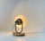 Metal Vintage Scandinavian Brass Wall Lamp with Opaline Sphere, 1970s For Sale - Image 7 of 13