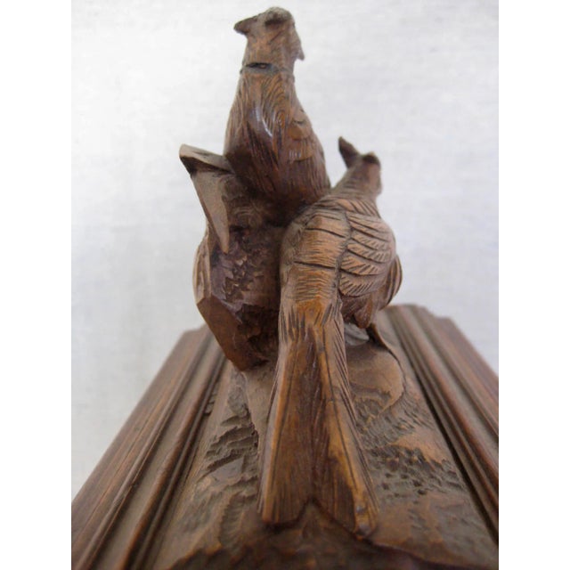 Wood 19 Century Black Forest Jewelry Box For Sale - Image 7 of 12