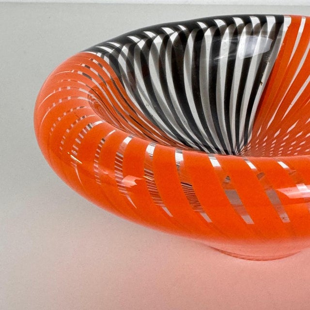 Black Murano Glass Catch-All Bowl by Gianmaria Potenza for La Murrina, 1960s For Sale - Image 8 of 13