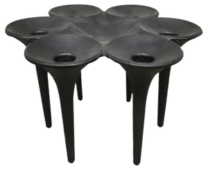 Vintage Brutalist Candleholder by Christel & Christer Holmgren for Illumn Bolighus, 1960s