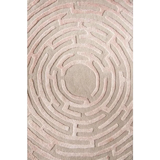 Walk the maze with the Amiens circular rug design, named after the second-largest labyrinth in the Amiens Cathedral in...