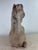 This is a mid-century vintage plaster horse sculpture. The sculpture has a taupe painted finish to the surface. The...