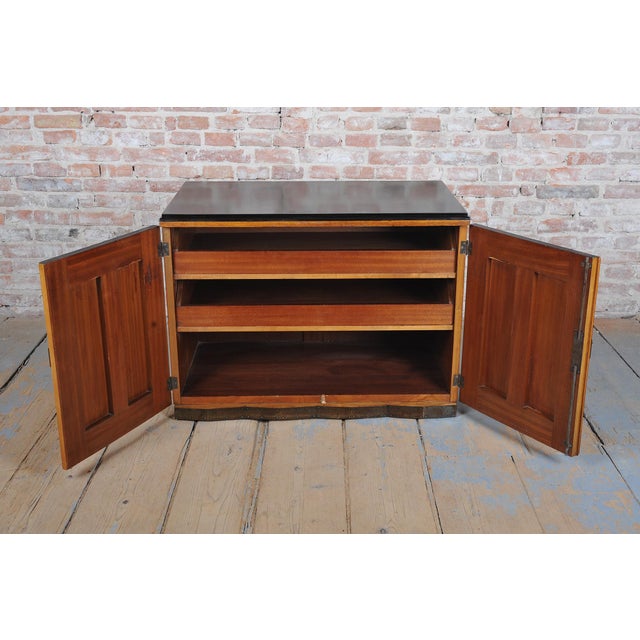 19th Century Art Deco Sideboard in Mahogany and Brass by J. Gočár for Pud, 1890s For Sale - Image 5 of 11