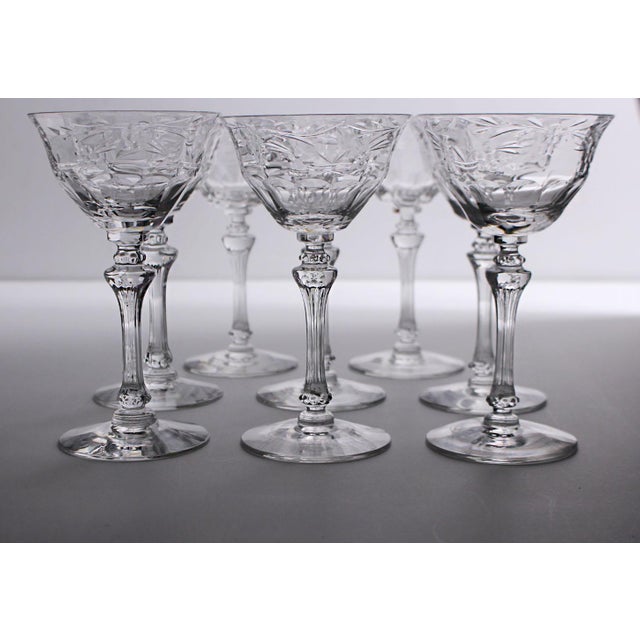 1920s Cut Crystal Cordial Glasses Set of 8 Chairish