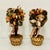 1980s Vintage Rustic Arts & Crafts Boho Chic Fall Mantel Centerpiece Topiaries - A Pair, Thanksgiving. For Sale - Image 9 of 16