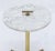 Mid 20th Century Mid 20th Century Round Marble Top Tripod Brass Base Legs Butler Side Table For Sale - Image 5 of 11