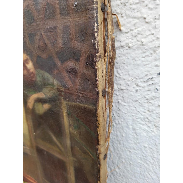 Rudolf Weisse, Street Scene, Late 19th-Early 20th Century, Oil on Canvas For Sale - Image 10 of 18