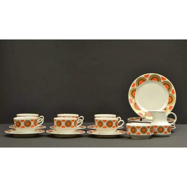 German Tea Set by helena Henneberg, 1960s, Set of 20 For Sale - Image 6 of 6
