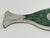 Emilia “Mimi” Castillo Taxco Malachite Silver Plate Fish Hand Mirror, 1970s For Sale - Image 12 of 18