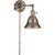Transitional Chapman & Myers for Visual Comfort Signature Boston Swing Arm in Antique Nickel with SLE Shade For Sale - Image 3 of 4
