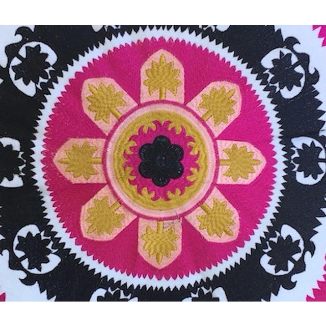 These beautifully embroidered silk pillows are made in the Swaat Valley on the India Pakistan border. "Phulkari"...