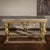 Carved Console Table with Marble Top and Cherubs For Sale - Image 12 of 18