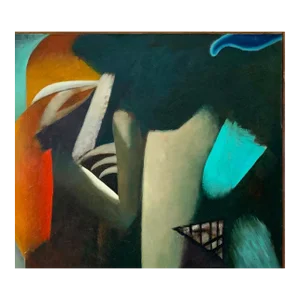 1994 "Vivid Memories" Abstract Oil Painting on Canvas Chicago Academy of Fine Art