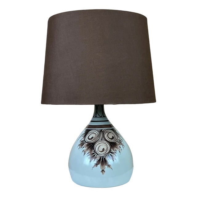 Mid-Century Table Lamp in Ceramic by Björn Wiinblad for Rosenthal For Sale