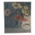 Large Mid 20th Century Abstract Floral Still Life Painting on Canvas, Framed For Sale