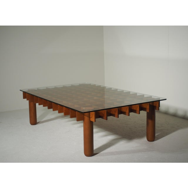 Kyoto Coffee Table attributed to Gianfranco Frattini for Ghianda, Italy, 1970s For Sale - Image 15 of 18