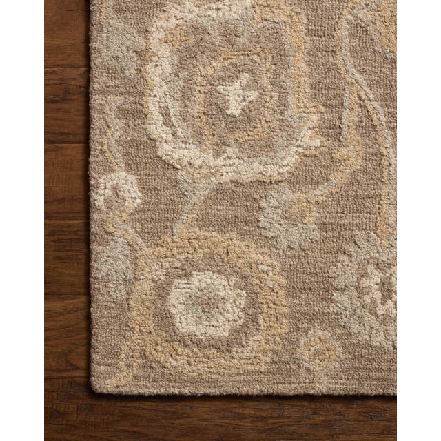 Loloi Rugs Chris Loves Julia x Loloi Dorothea Bark / Stone 2'-6" x 9'-9" Runner Rug For Sale - Image 4 of 5