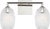 Visual Comfort Hable by Visual Comfort Studio Serafina 2-Light Vanity Sconce in Polished Nickel Silver Finish For Sale - Image 4 of 5
