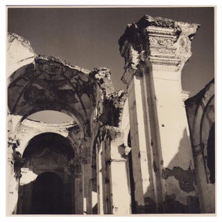 Hanna Seidel, Guatemalan Cathedral, Black and White Photograph, 1960s For Sale