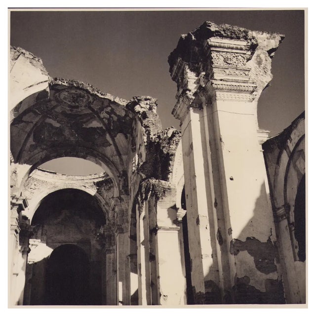 Hanna Seidel, Guatemalan Cathedral, Black and White Photograph, 1960s For Sale