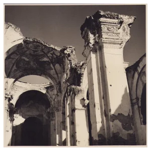Hanna Seidel, Guatemalan Cathedral, Black and White Photograph, 1960s