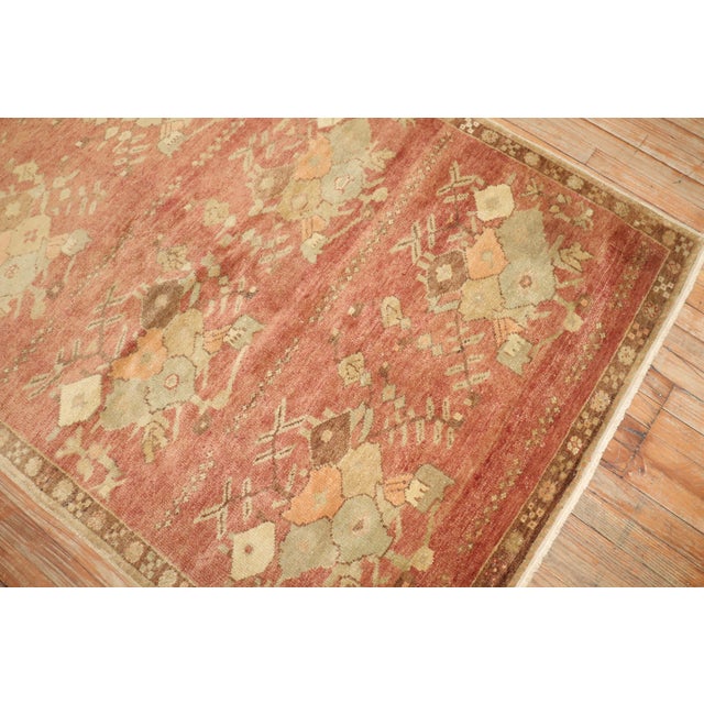 A mid-20th century warm tonal vintage Turkish Konya rug. 4'2'' x 7'10''