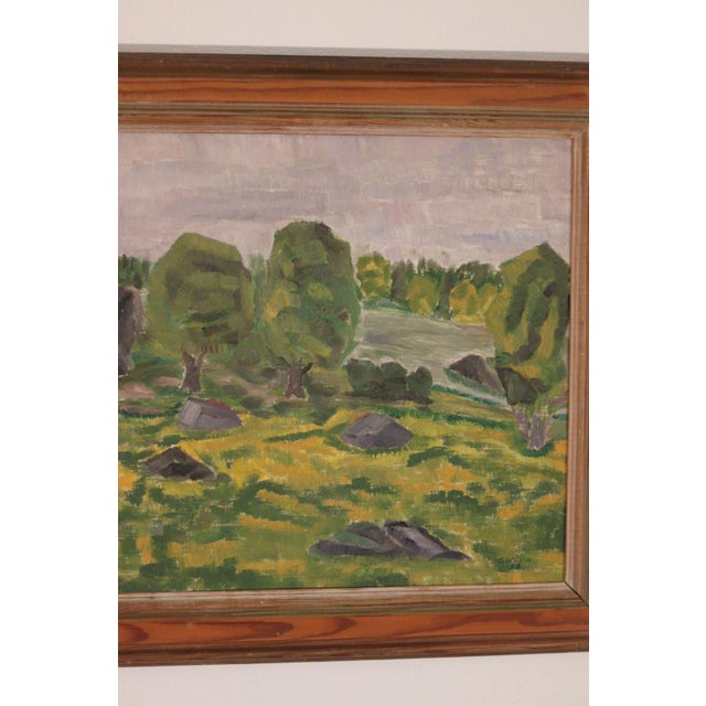 Gunnar Wärn, Trees, 1950s, Oil on Panel, Framed For Sale - Image 11 of 18