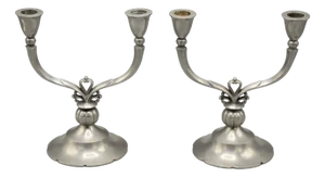 Candleholders by Ib Just Andersen for Gab, 1930, Set of 2