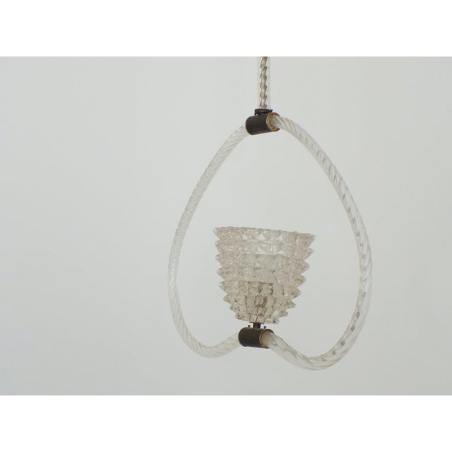 Vintage Pendant Lamp from Barovier & Toso, 1940s For Sale - Image 4 of 9