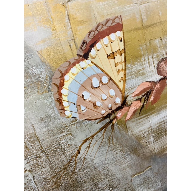 Vintage Lee Reynolds for Vanguard Studios "Asian Sunrise" Pagoda Painting For Sale In Tampa - Image 6 of 12