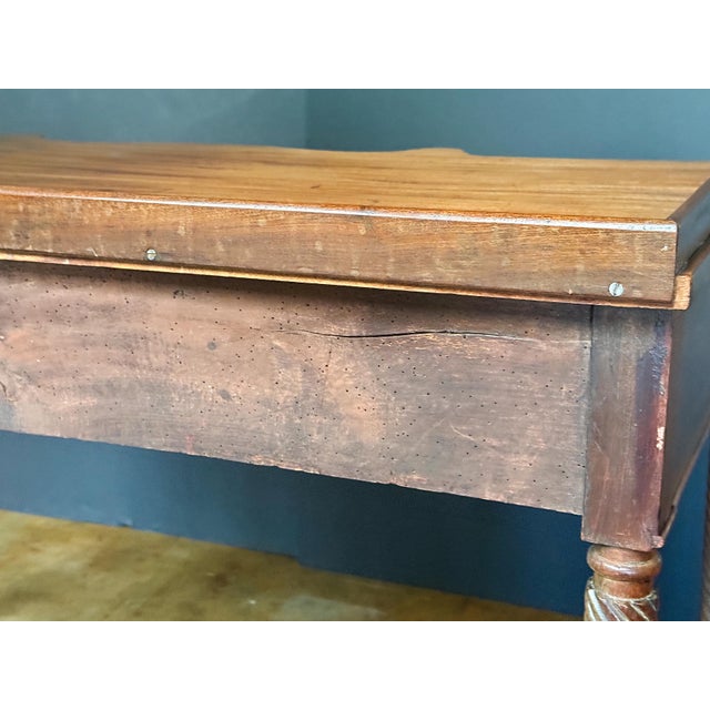 Scottish Writing Table or Desk of Mahogany From Regency Era For Sale - Image 16 of 17