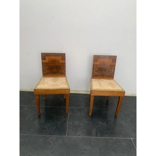 Set of Desk Chairs by Vezzani, 1930s, in Very Good conditions. Designed 1920 to 1949 I have official proof of authenticity...