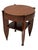 Maroon Art Deco Amsterdam School Coffee Table by J.J. Zijfers Amsterdam, 1920s For Sale - Image 8 of 16