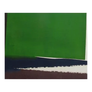 Contemporary Abstract Mixed Media on Paper Painting "Dans Ce Sens 02" by Guillaume Moschini