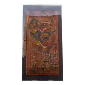 Antique Tibetan Thangka of Mahakala Fierce Guardian