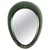 Large Olive Green Teardrop Beveled Mirror by Cristal Arte, Italy, 1960s For Sale - Image 15 of 15