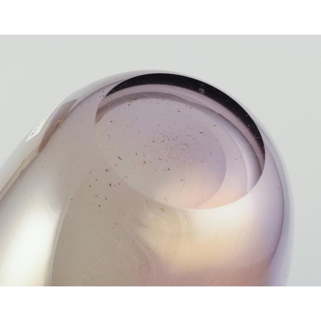 Large Slim-Necked Art Glass Vase from Kosta Boda, Sweden, 1980s For Sale - Image 9 of 10