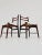 Set of German Teak & Teddy Fabric Dining Chairs by Georg Leowald for Wilkhan 1960s For Sale - Image 10 of 12