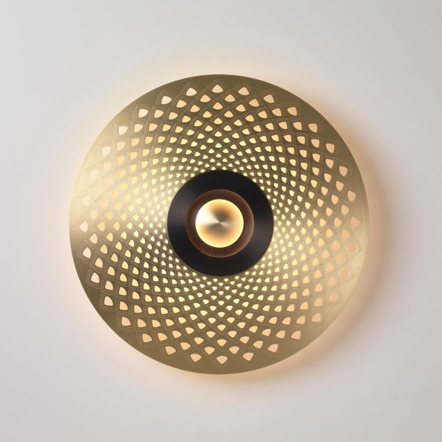 Earth Mandala Wall Light by Emilie Cathelineau For Sale - Image 6 of 8