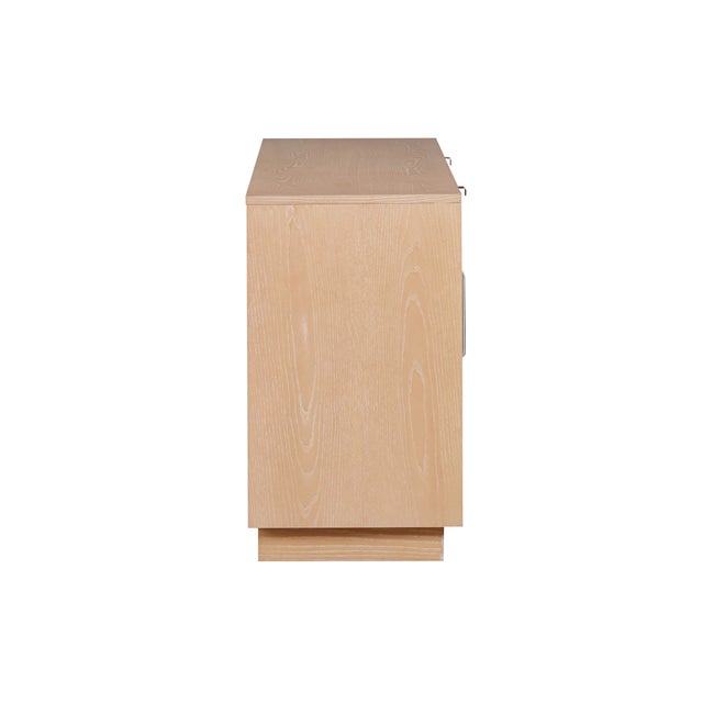 Marlow Natural Wood Console For Sale - Image 4 of 9