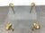 Mid-Century Modern 1970s Brass Glit Side Table in the Style of p.e. Guerin For Sale - Image 3 of 8