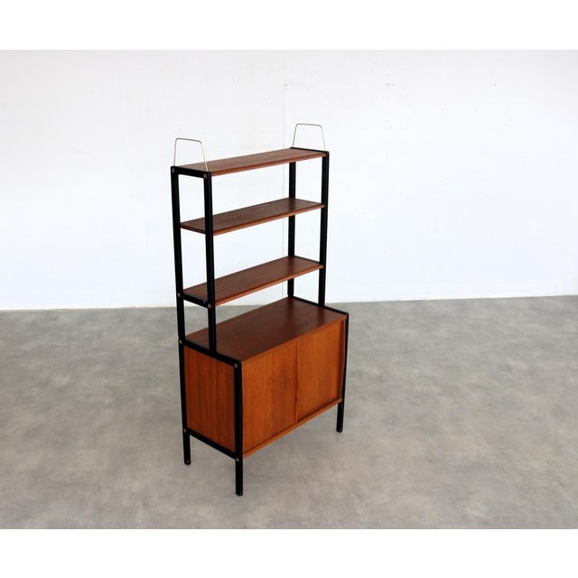Black Vintage Bookcase from Bodafors, 1960s For Sale - Image 8 of 17