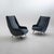 Mid-Century Modern Mid-20th Century Pair of ISA Bergamo Armchairs, Italy For Sale - Image 3 of 15