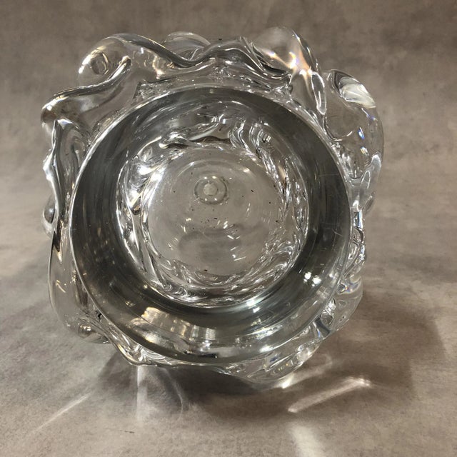 Mid-Century Modern French Crystal Table Lamp by Daum for Daum, 1980s For Sale - Image 3 of 6