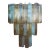 Murano Glass Tube Chandelier from Venini, 1980s For Sale