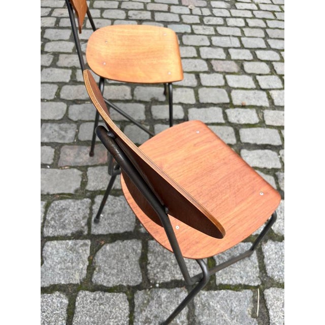 Vintage Bentwood Chairs by Steen Eiler Rasmussen and Kai Lyngfeldt Larsen for Danbork, Set of 2 For Sale - Image 6 of 11