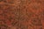 Textile Vintage Retro No Pile Rust/Brown Wool Rug - 8'0'' X 11'2'' For Sale - Image 7 of 10