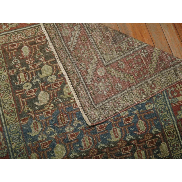 Textile Early 20th Century Zabihi Collection Small Persian Malayer Runner - 3'3" x 6'11" For Sale - Image 7 of 7