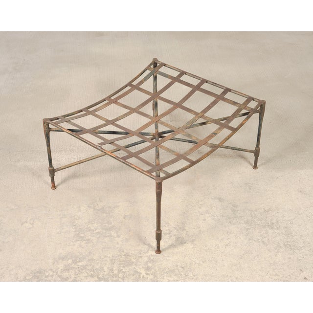 Mario Papperzini Amalfi Iron Garden Lounge Chair + Ottoman For Sale - Image 17 of 18